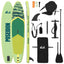 SUP board med sæde 2-i-1 POSEIDON 366 x 81 x 15 cm Grøn til
