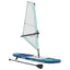 Oppusteligt SUP Board med Sejl HYDROS 330 x 76 x 15 cm Turkis