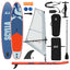 Oppusteligt SUP Board med Sejl SCYLLA 330 x 76 x 15 cm Blå til
