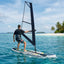 Oppusteligt SUP Board med Sejl APEX 330 x 76 x 15 cm Blå til