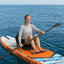 Paddle Board sæde 52 x 31 x 45 cm Lyocell Sort