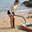 SUP Håndpumpe med Måler Sort 24 x 7,5 x 58 cm PP