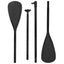 2 i 1 Kayak & SUP Paddle 203 x 19,5 cm Sort