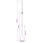 2 i 1 Kayak & SUP Paddle 203 x 19,5 cm Sort