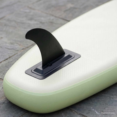 SUP fin 3,5 x 18 x 21,5 cm Nylon Sort
