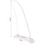 SUP fin 3,5 x 18 x 21,5 cm Nylon Sort