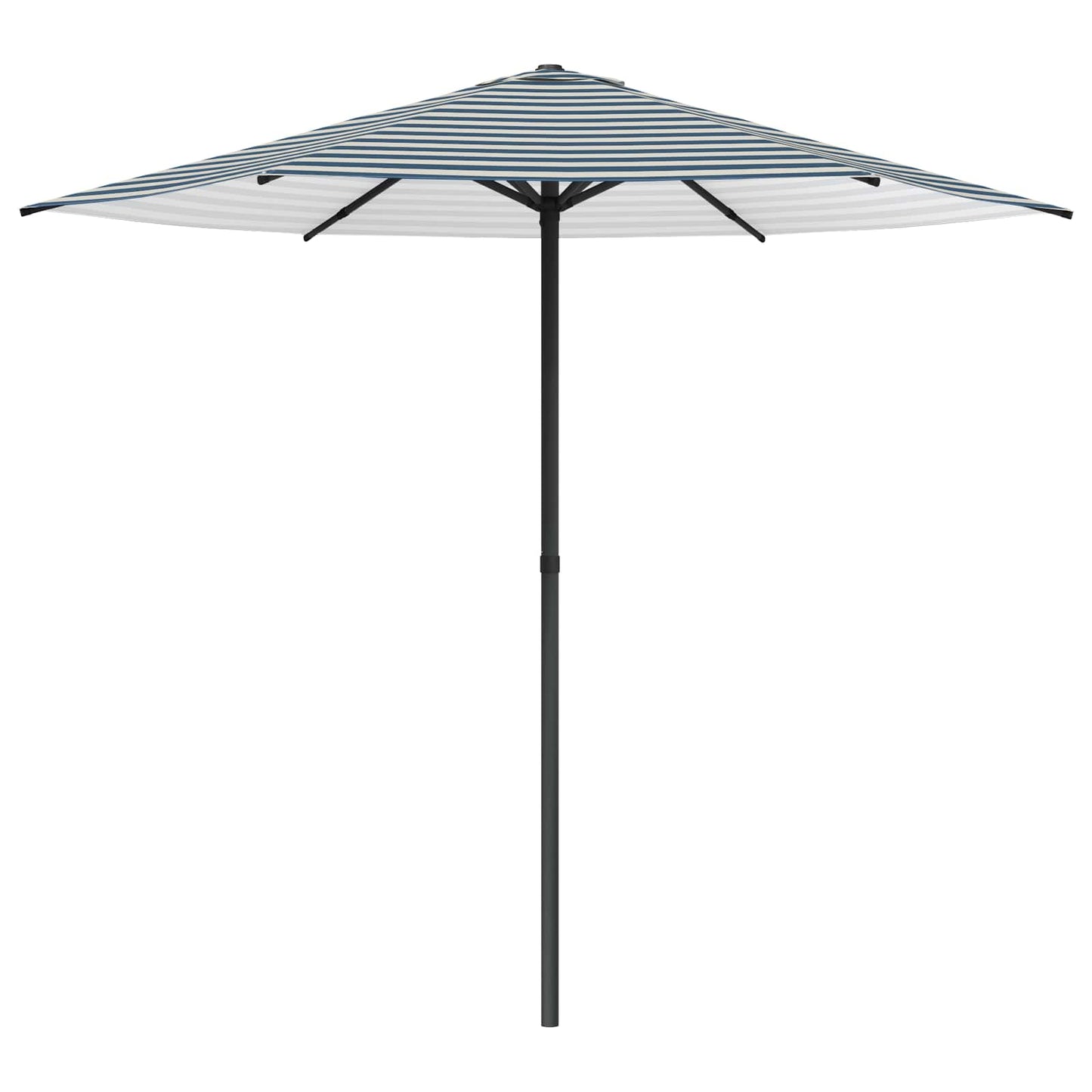 Havesol 230 x 230 cm Polyester Rektangulær Blå og Hvid