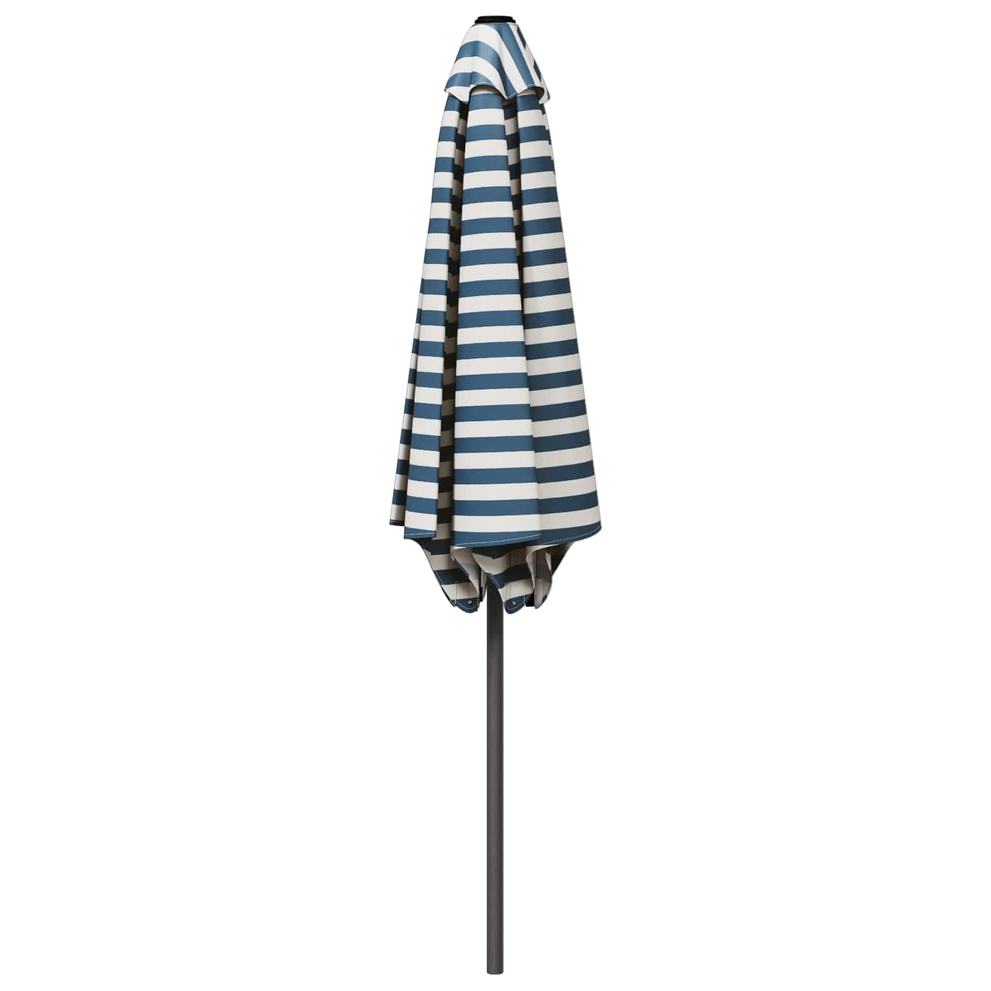 Havesol 230 x 230 cm Polyester Rektangulær Blå og Hvid