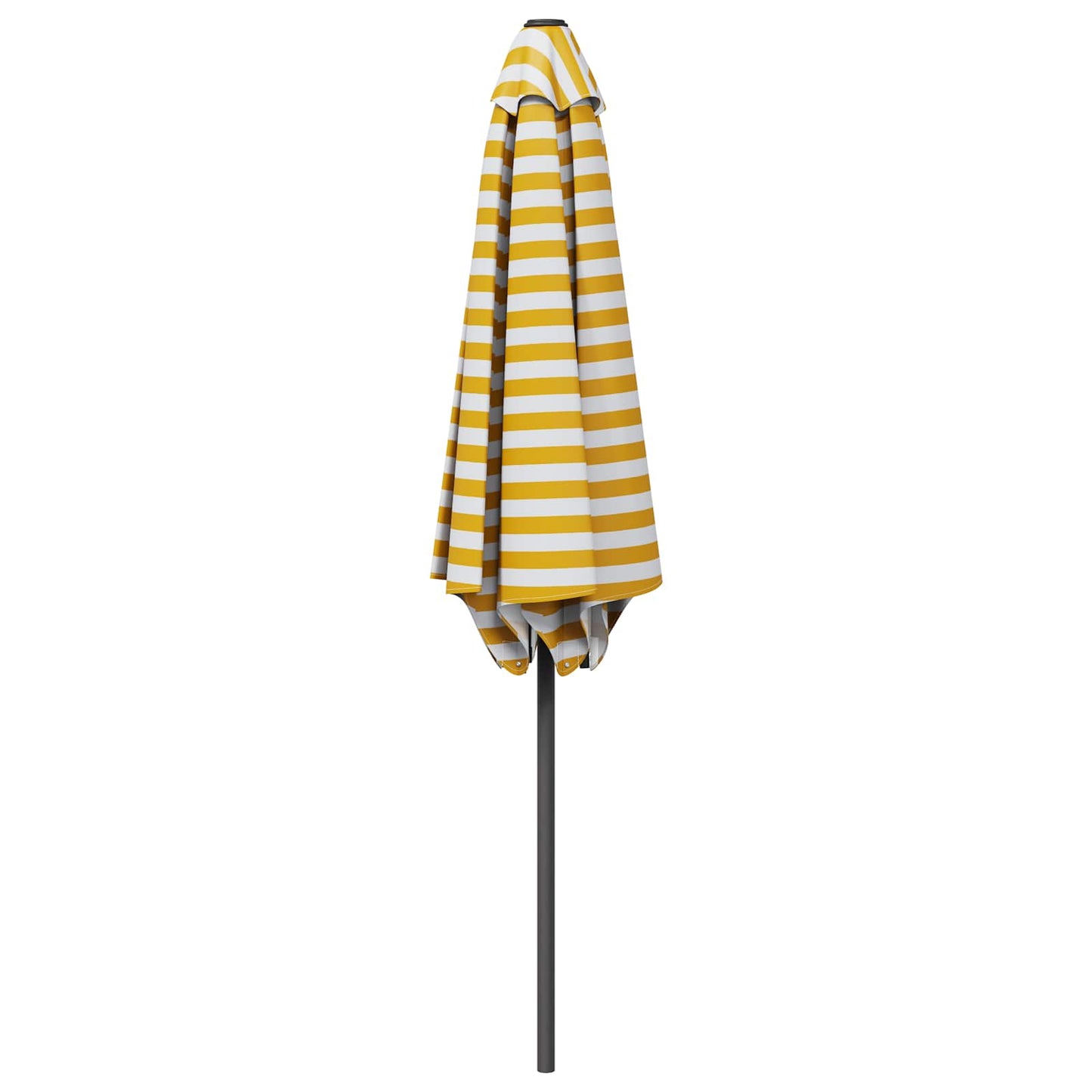 Havesol 300 x 300 cm Polyester Rektangulær Gul og Hvid