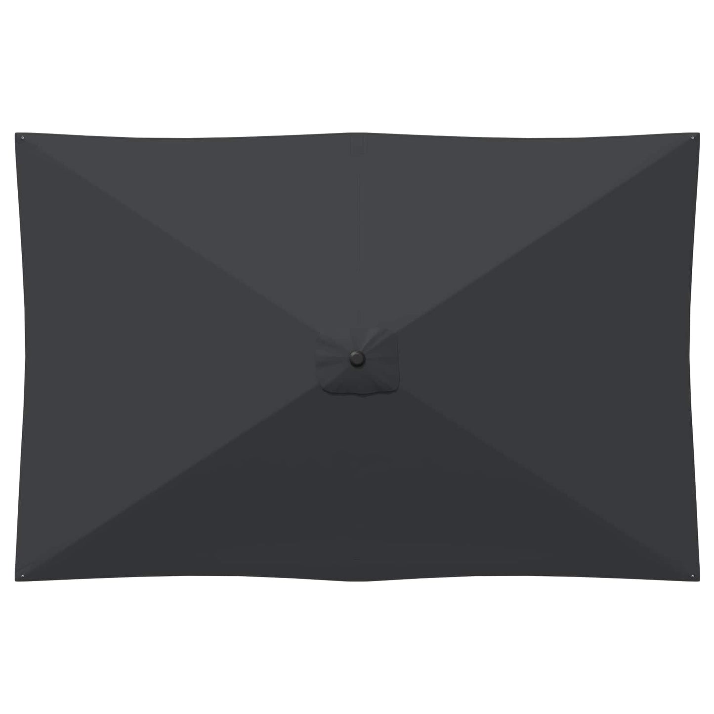 Haveparasol med base 200 x 300 cm Polyester Rektangulær
