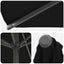 Haveparasol med base 200 x 300 cm Polyester Rektangulær Sort