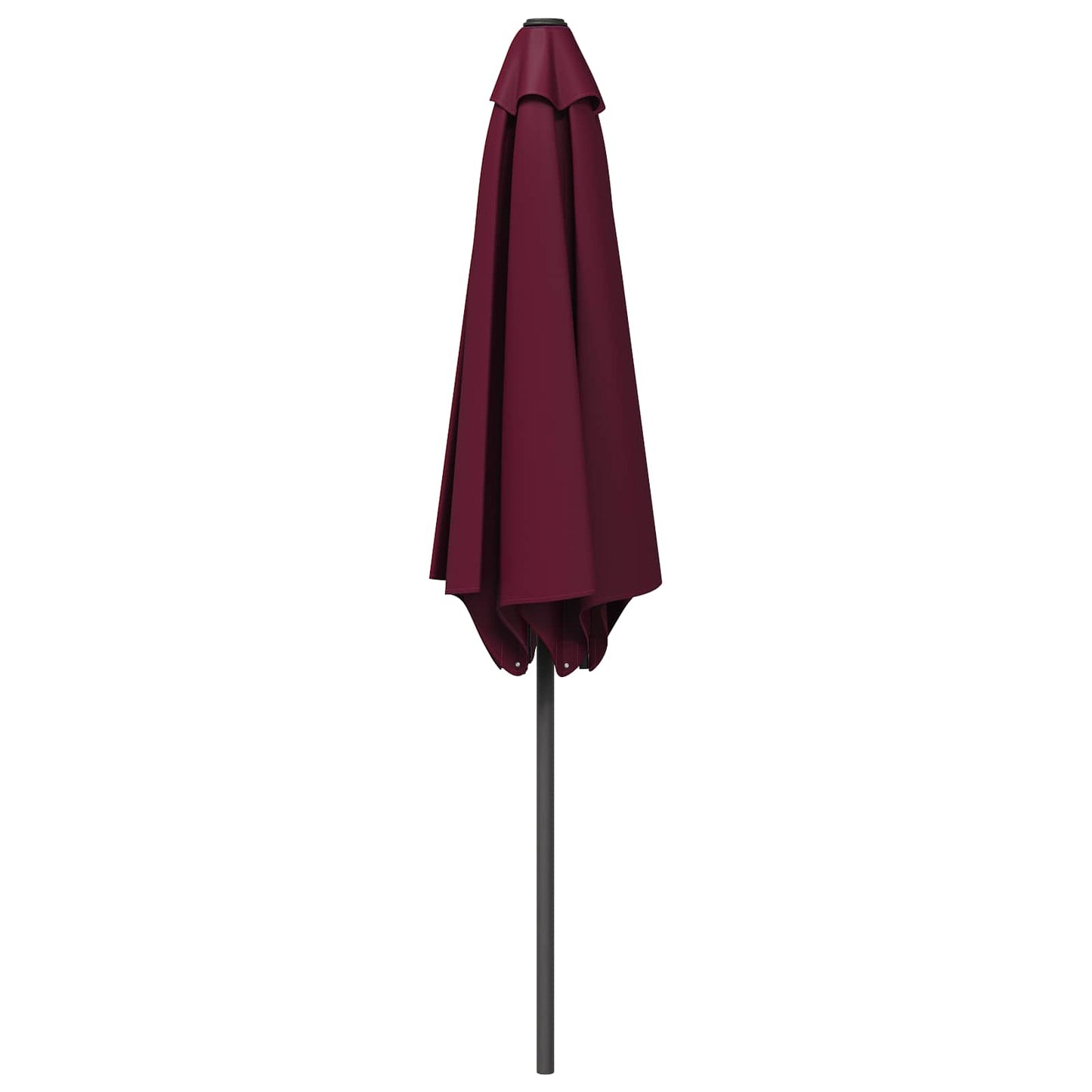 Haveparasol med base 230 x 230 cm Polyester Rektangulær