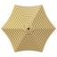 Haveparasol med base 230 x 230 cm Polyester Rektangulær