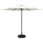 Haveparasol med base 300 x 300 cm Polyester Rektangulær
