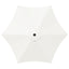 Haveparasol med base 300 x 300 cm Polyester Rektangulær
