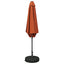 Haveparasol med base 300 x 300 cm Polyester Rektangulær