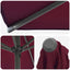 Haveparasol med base 300 x 300 cm Polyester Rektangulær