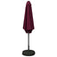 Haveparasol med base 300 x 300 cm Polyester Rektangulær
