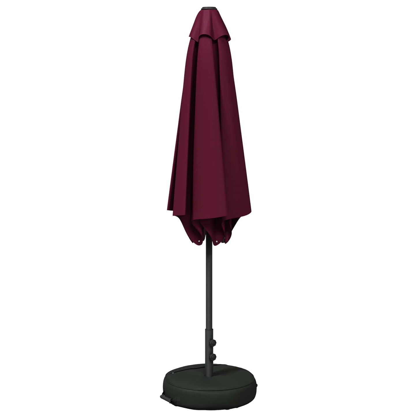 Haveparasol med base 300 x 300 cm Polyester Rektangulær