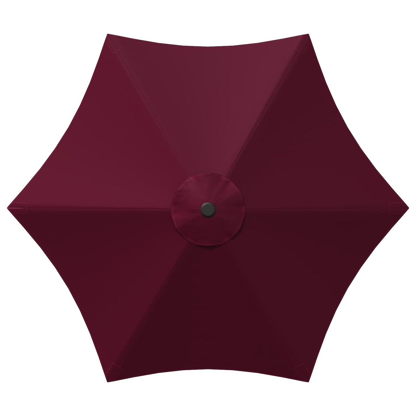 Haveparasol med base 300 x 300 cm Polyester Rektangulær