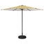 Haveparasol med base 300 x 300 cm Polyester Rektangulær