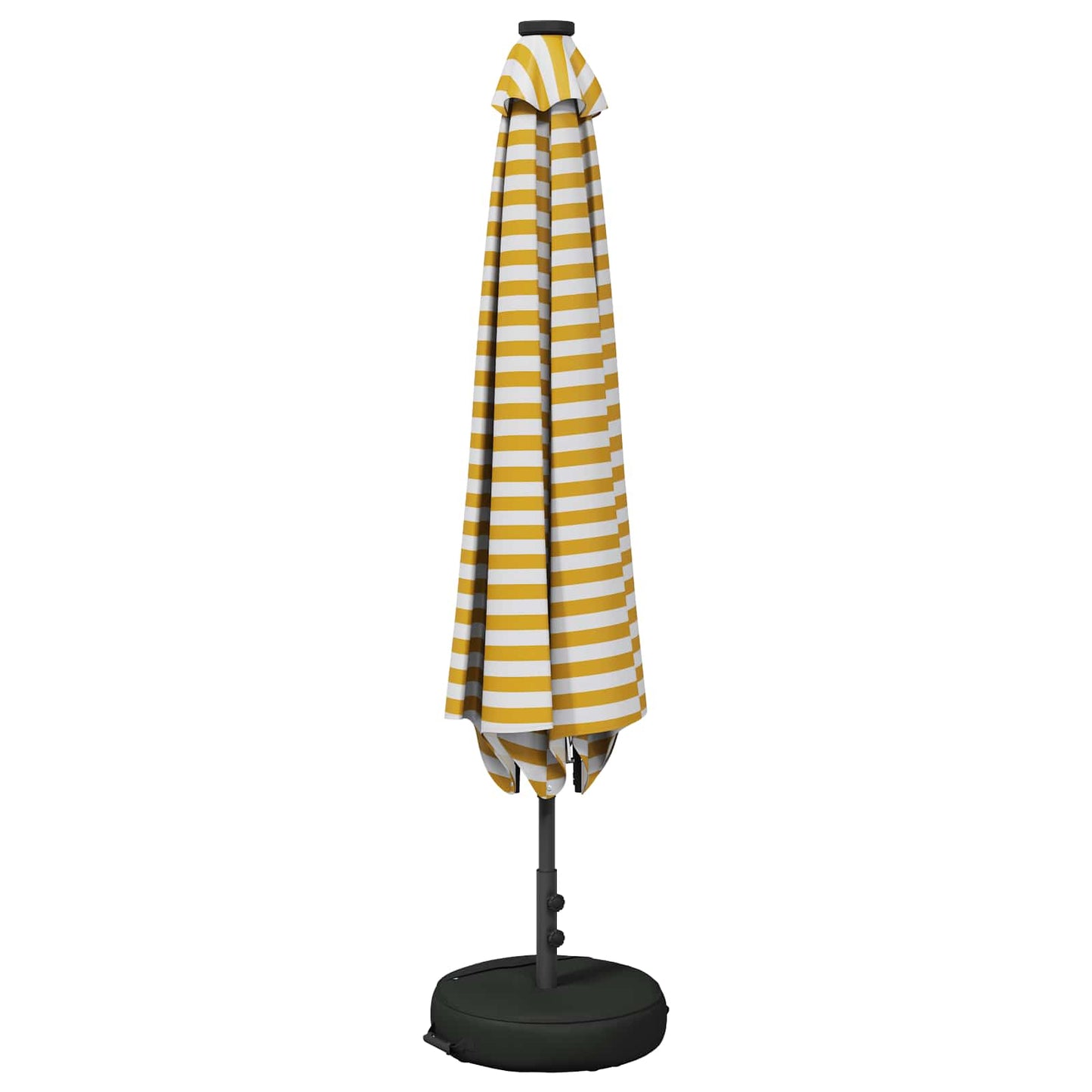 Haveparasol med LED lys og fod 200 x 300 cm Polyester
