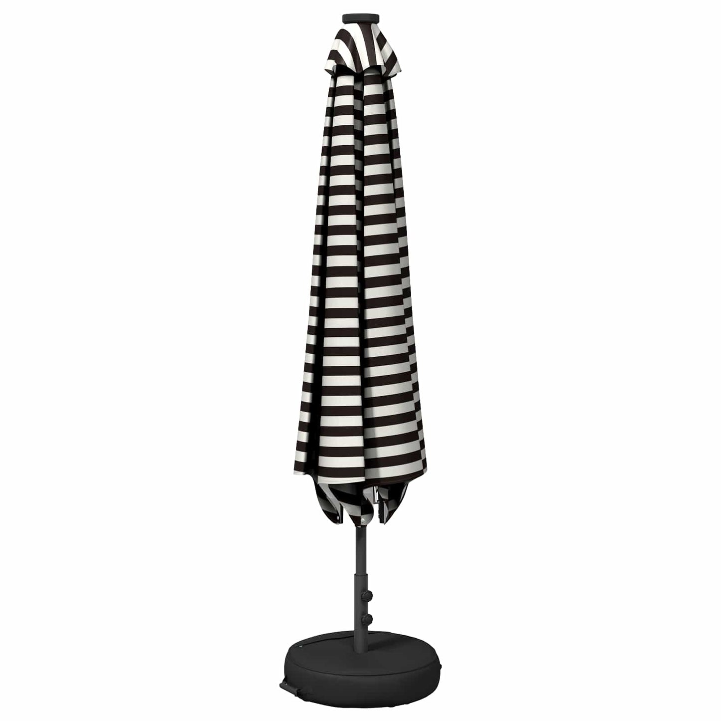 Haveparasol med LED lys og fod 200 x 300 cm Polyester