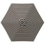 Haveparasol med LED lys og fod 270 x 270 cm Polyester