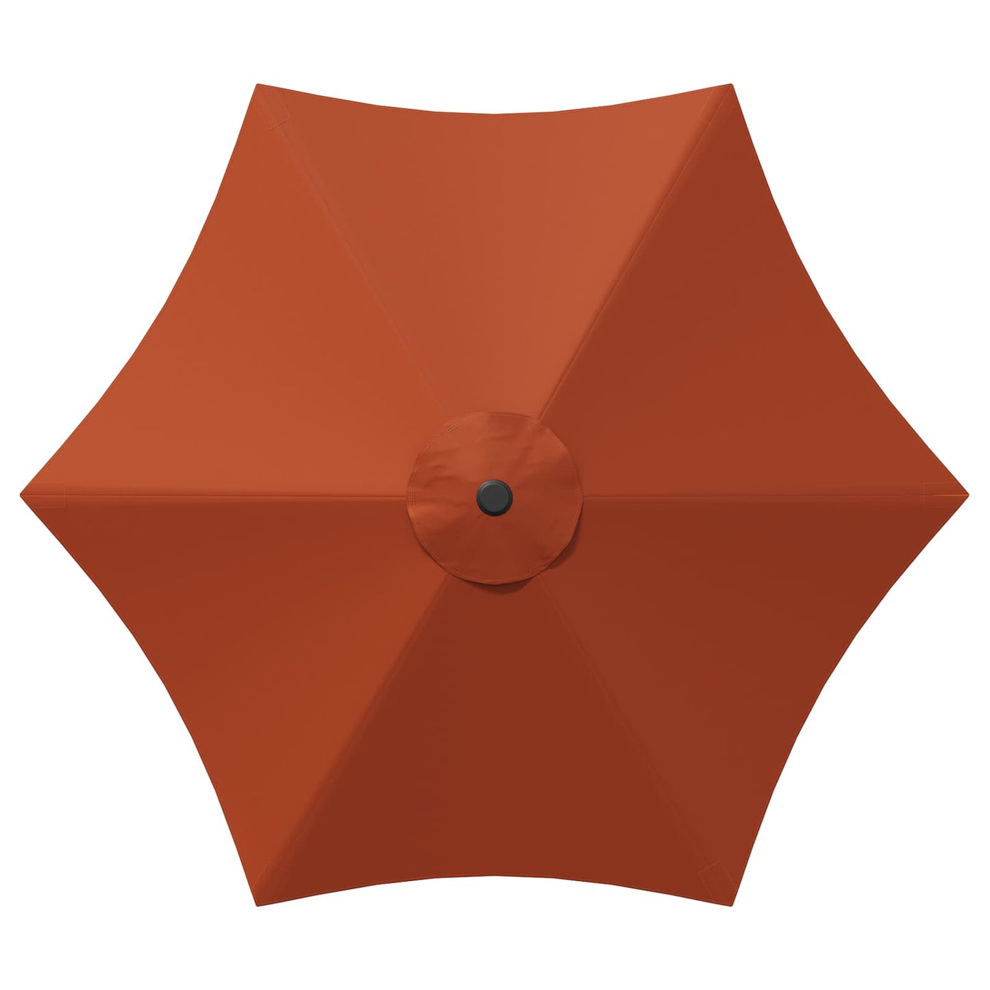 Haveparasol med LED lys og fod 300 x 300 cm Polyester