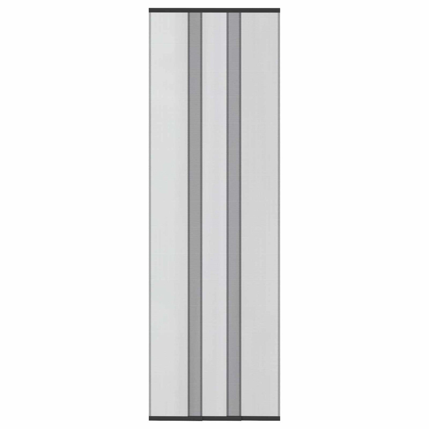 Insektdørskærm med netforhæng Sort 70 x 220 cm Polyester