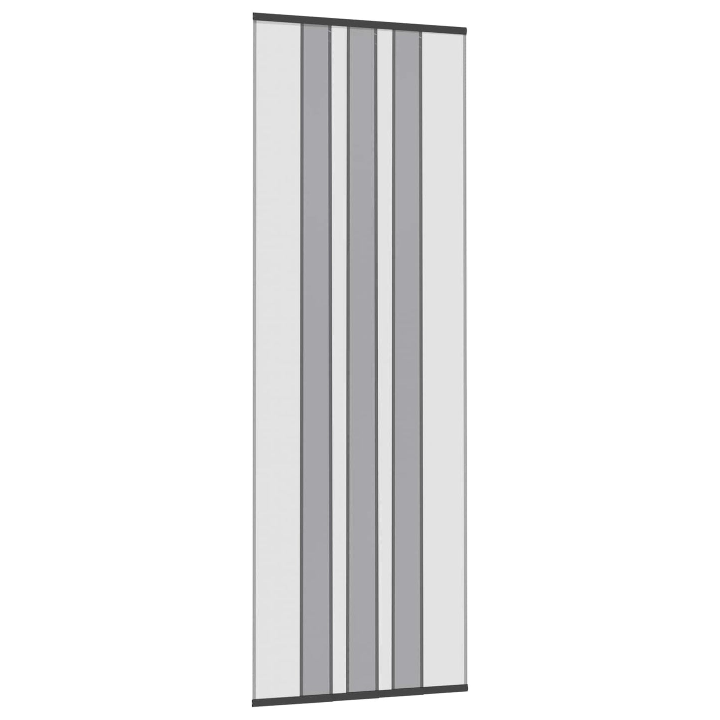 Insektdørskærm med netforhæng Sort 80 x 220 cm Polyester