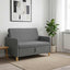 Sofa med opbevaring Mørkegrå 122 x 78 x 87 cm Polyester