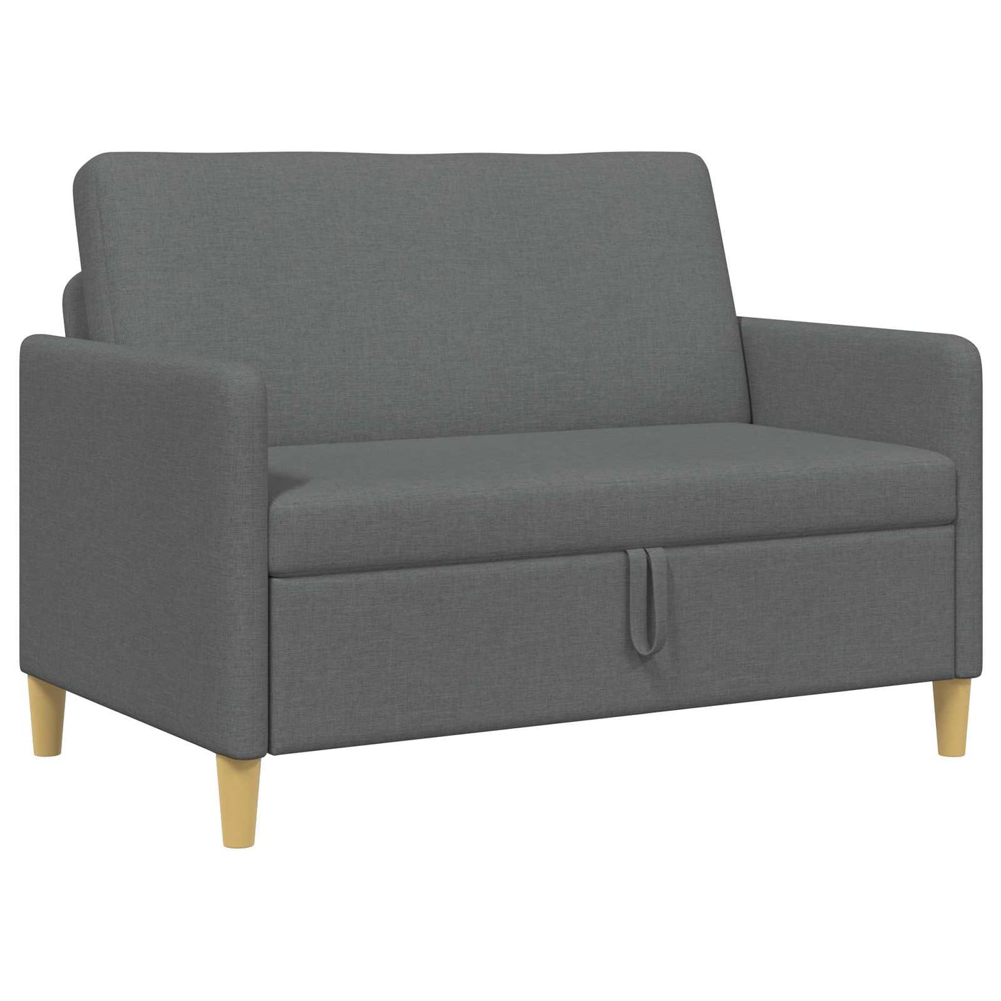 Sofa med opbevaring Mørkegrå 122 x 78 x 87 cm Polyester