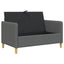 Sofa med opbevaring Mørkegrå 122 x 78 x 87 cm Polyester