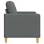 Sofa med opbevaring Mørkegrå 122 x 78 x 87 cm Polyester