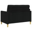 Sofa med opbevaring Sort 122 x 78 x 87 cm Polyester