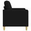 Sofa med opbevaring Sort 122 x 78 x 87 cm Polyester