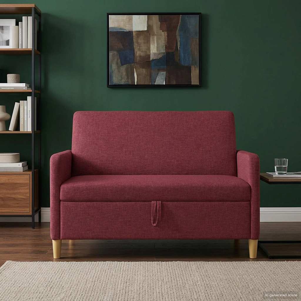 Sofa med opbevaring Vinrød 122 x 78 x 87 cm Polyester
