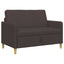 Sofa med opbevaring Mørk Brun 122 x 78 x 87 cm Polyester
