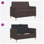 Sofa med opbevaring Mørk Brun 122 x 78 x 87 cm Polyester