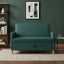 Sofa med opbevaring Mørkegrøn 122 x 78 x 87 cm Polyester