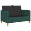 Sofa med opbevaring Mørkegrøn 122 x 78 x 87 cm Polyester