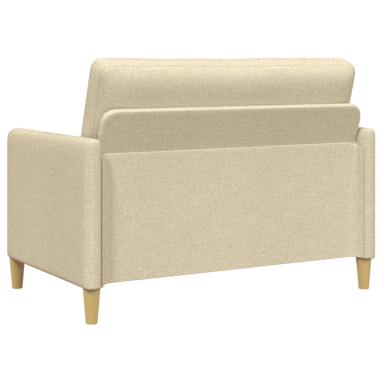 Sofa med opbevaring Cremefarvet 122 x 78 x 87 cm Polyester