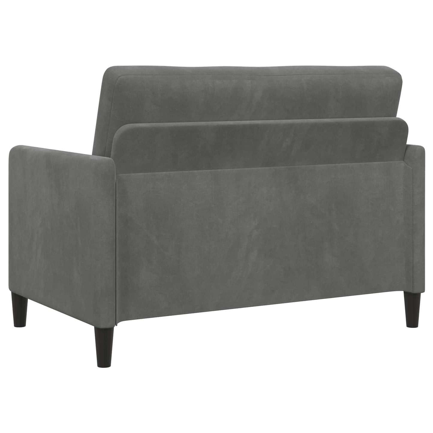Sofa med opbevaring Mørkegrå 122 x 78 x 87 cm Polyester