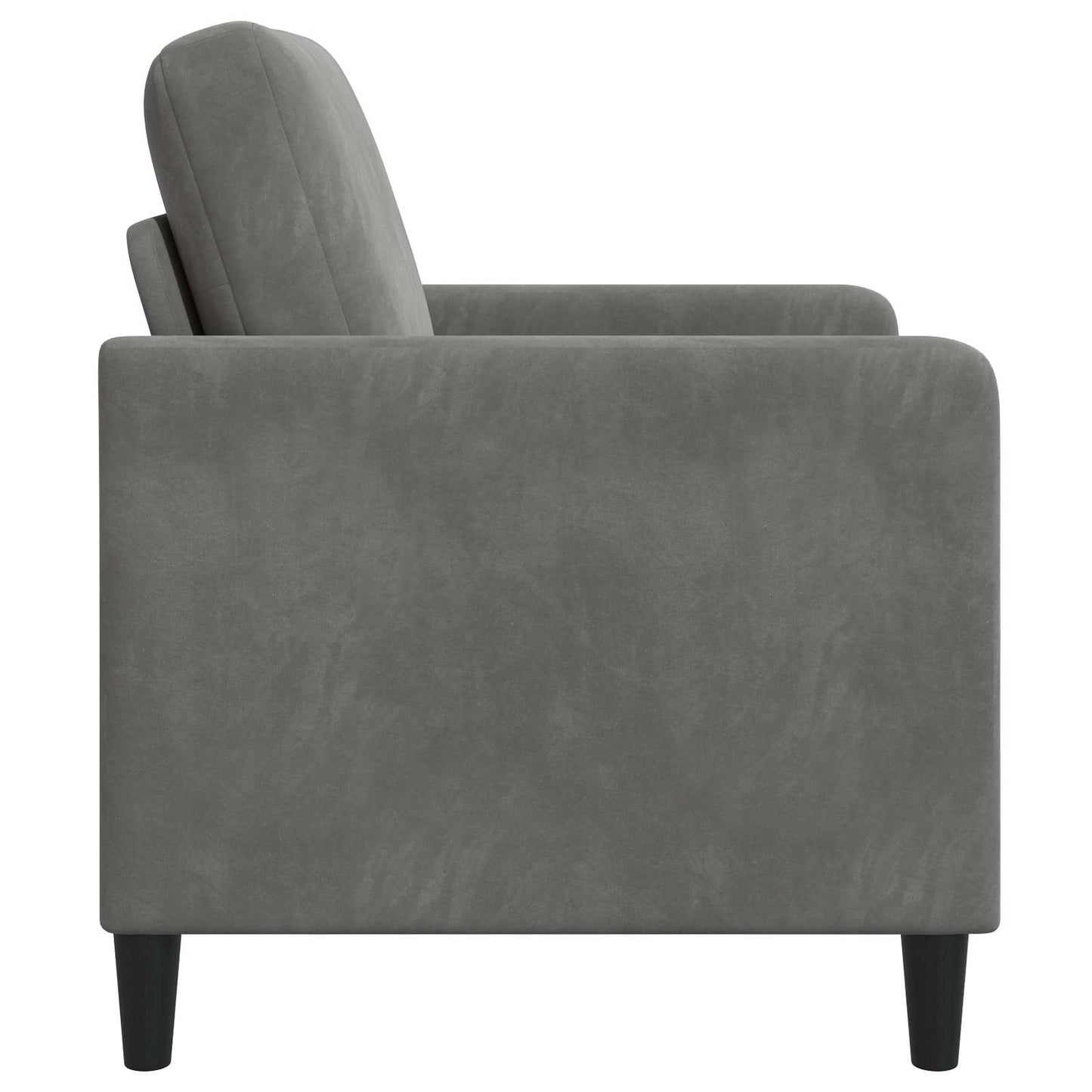 Sofa med opbevaring Mørkegrå 122 x 78 x 87 cm Polyester
