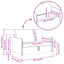 Sofa med opbevaring Mørkegrå 122 x 78 x 87 cm Polyester