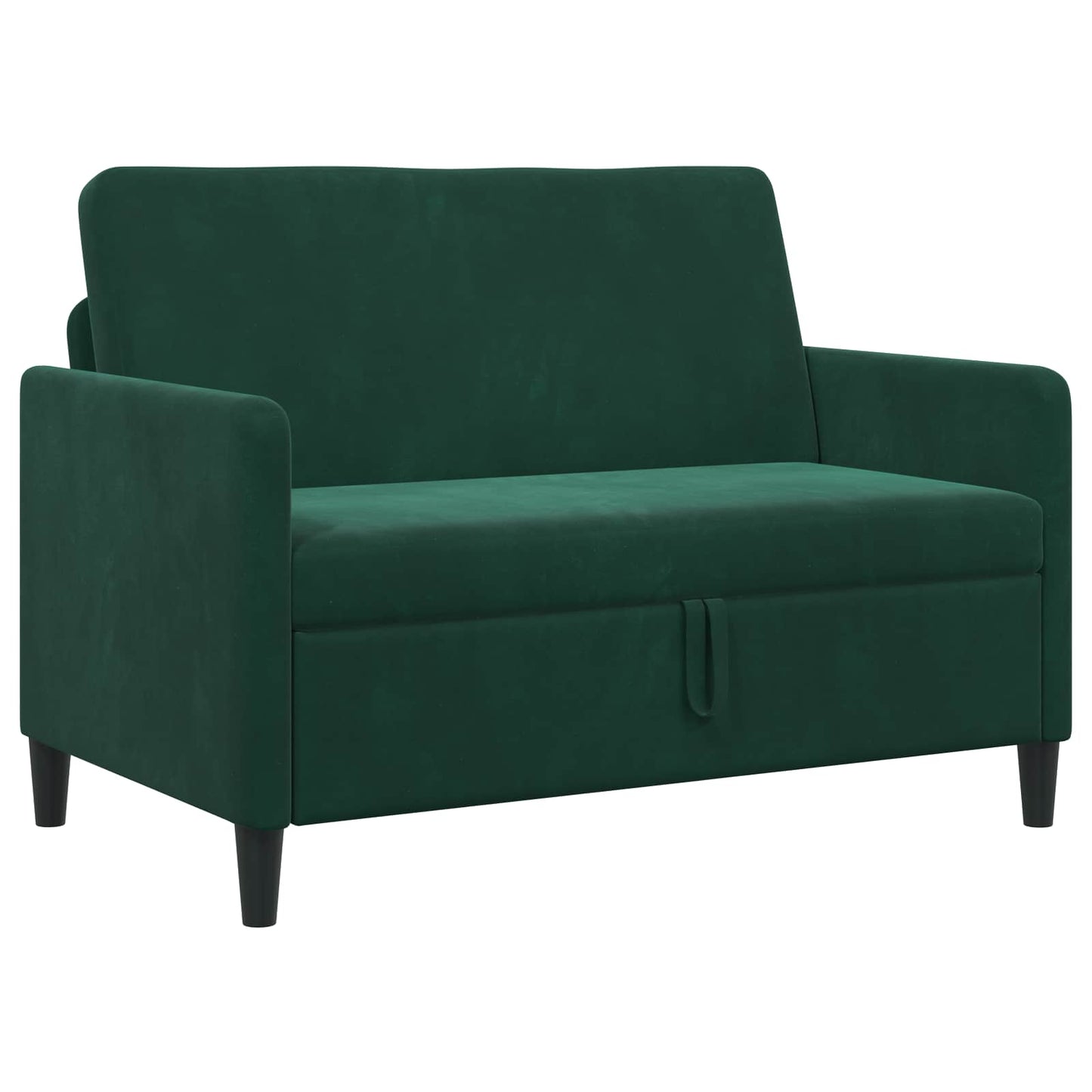 Sofa med opbevaring Mørkegrøn 122 x 78 x 87 cm Polyester