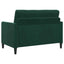 Sofa med opbevaring Mørkegrøn 122 x 78 x 87 cm Polyester