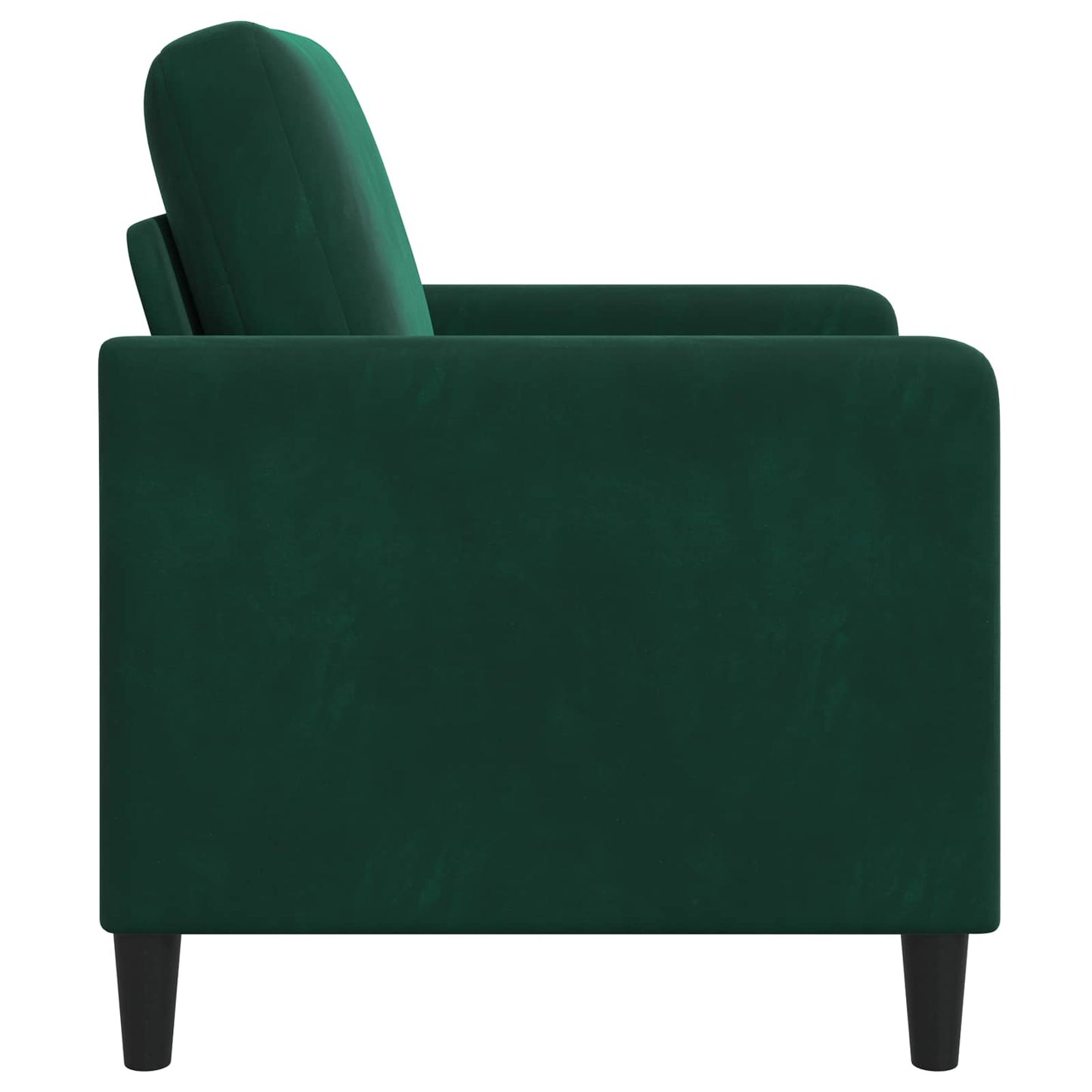 Sofa med opbevaring Mørkegrøn 122 x 78 x 87 cm Polyester