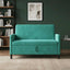 Sofa med opbevaring Turkis 122 x 78 x 87 cm Polyester